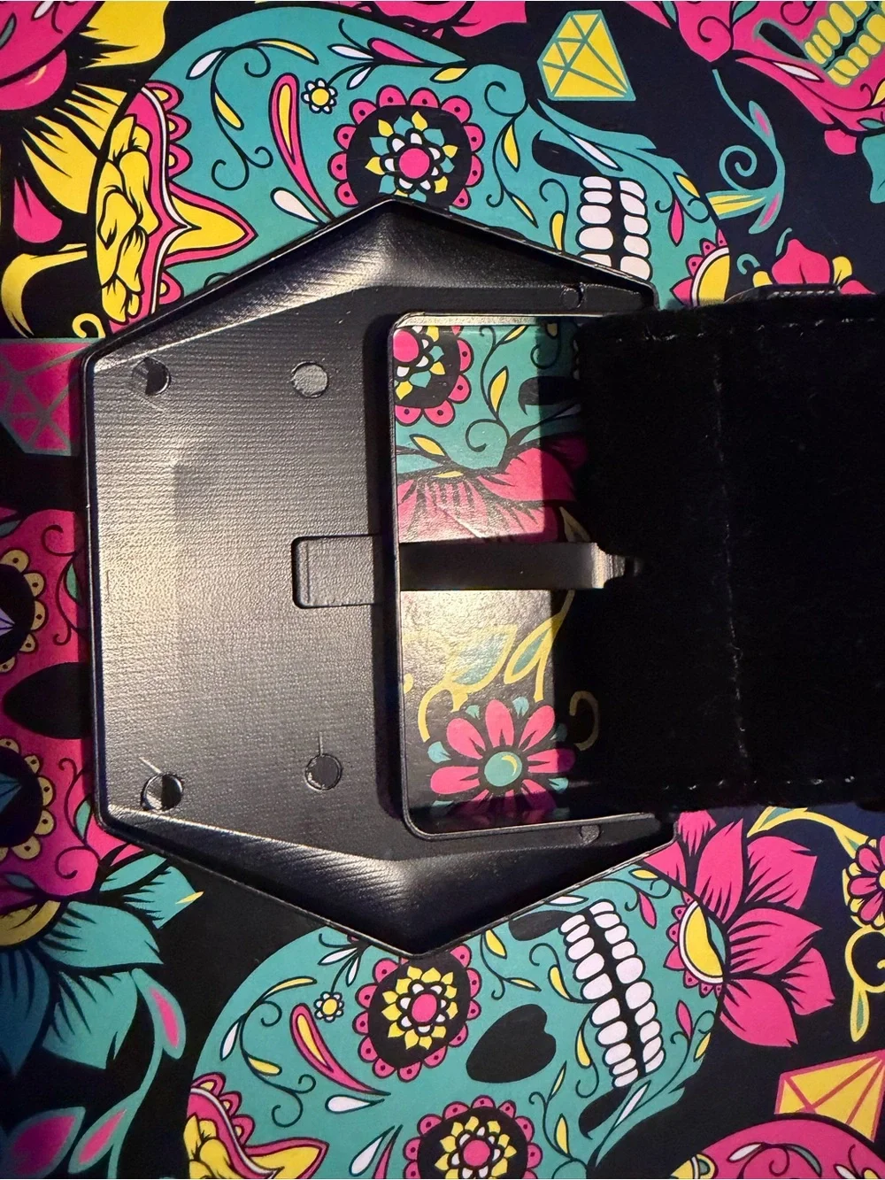 KILLSTAR NWOT Black Faux Velveteen Belt with Matte Black Buckle